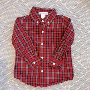 Tartan plaid button down